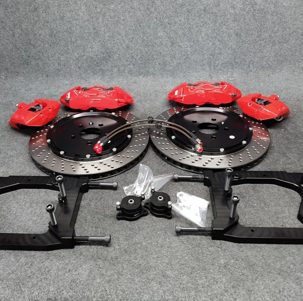 맞춤형 빅 브레이크 키트, GT6 6pot 전면 405mm 디스크 및 후면 GT4 4pot 더블 켈리퍼 20 림, BMW g30 2019