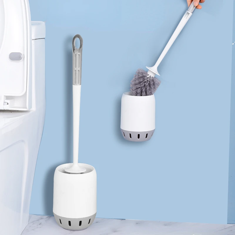 

Bathroom Nordic Toilet Brush Holder Wall Mounted Plastic Adhesive Hanging Trump Toilet Brush Modern Wc Tools banheiro Home Items