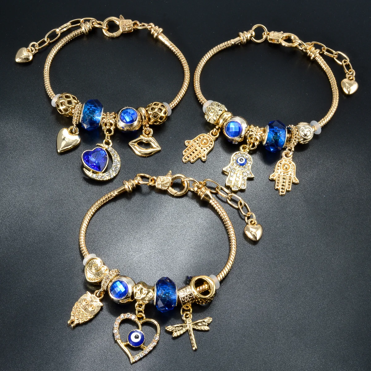 Stainless Steel Gold Color Bracelet Pandora Bracelets For Women