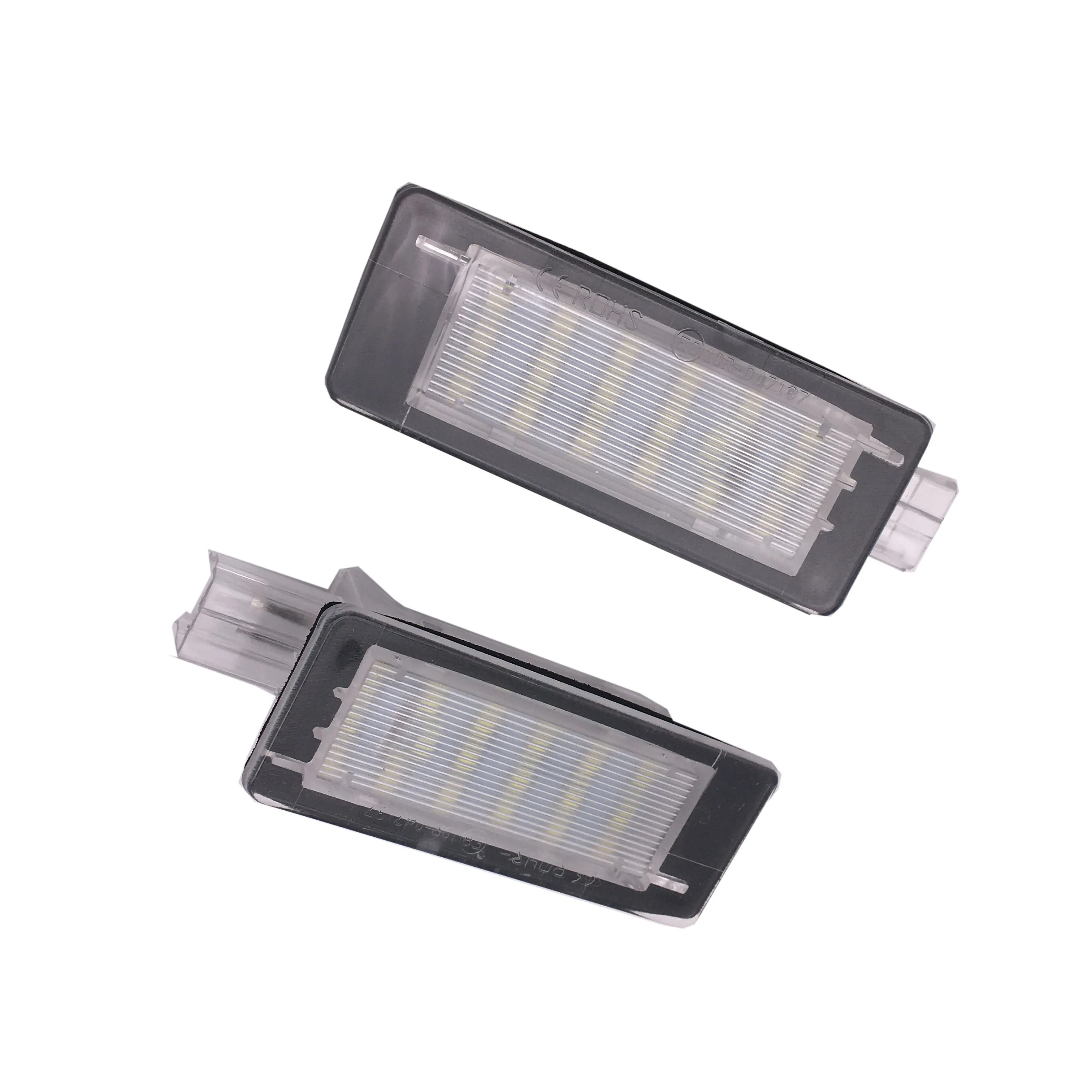 

2X Number-plate Lamp LED License Plate Light For Renault Scenic MK2 03-09Scenic MK2 Laguna 2 License Plate Lamp White 12V