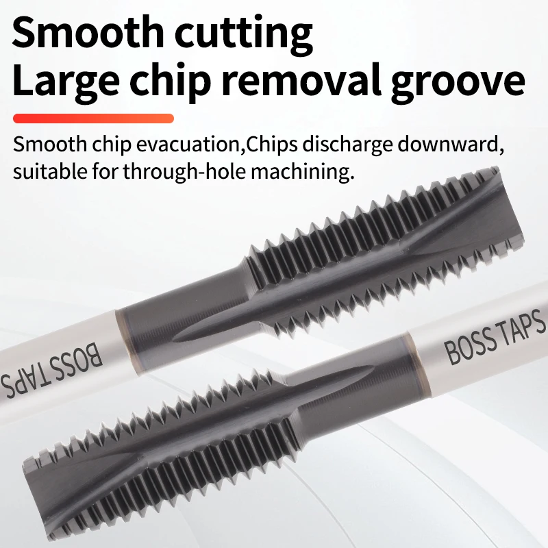 HSSE-PM JIS Standard Spiral Pointed Tap M1 M3 M4 M5 M6 M8 M10 M12 Machine Screw Thread Tap for Stain