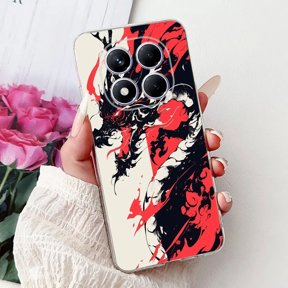 Cute Strawberry Love Heart Soft Silicone Clear Phone Case Cover