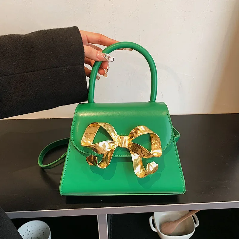 

2202 Brand Shoulder Bags for Women High Quality PU Crossbody Bag Fashion Purses and Handbag Designer Satchel Cute Bowknot Wallet