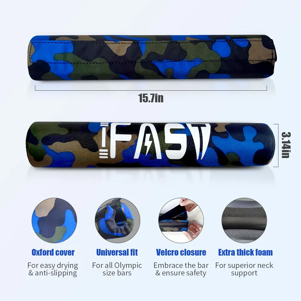 Protective Foam Pads Barbell Squat Pad Neck Shoulder Support Camo Oxford Protective Foam Pads