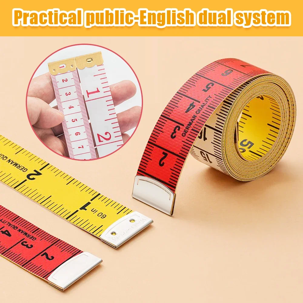 1pc 3m*2cm Soft Ruler Double Scale Body Sewing Measuring Tape