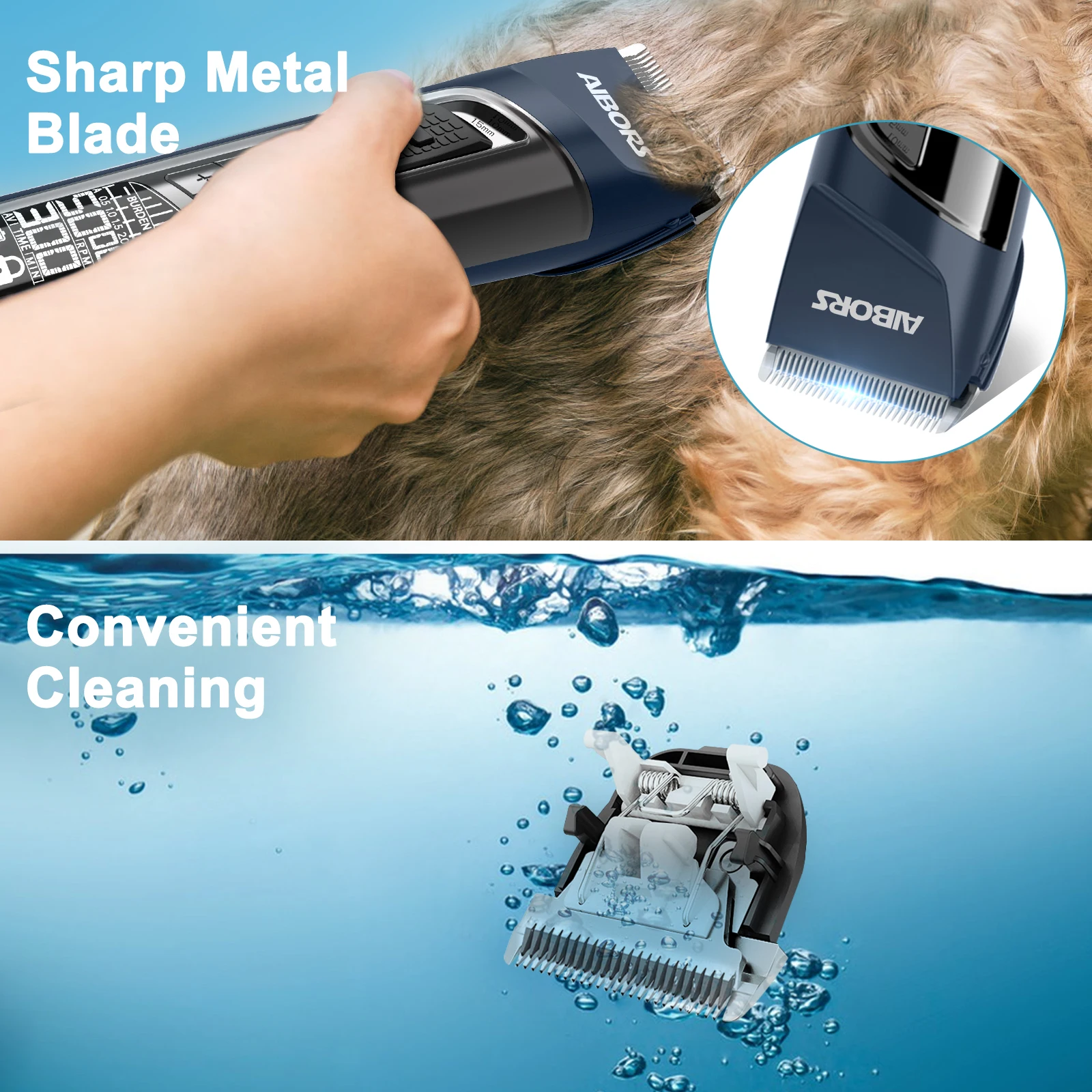 Puppy Beauty Cut Hair Machine Professional Dog Hair Clippers for Grooming Electronic LCD Low Noise Trimmer for Pet Cat Dogs