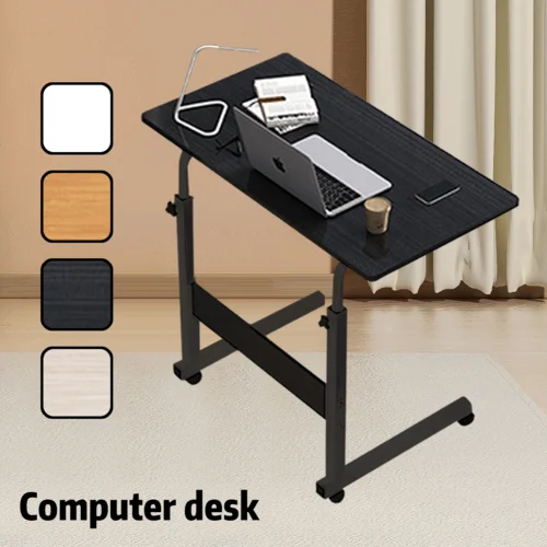 PORIYA Mobile Laptop Desk Computer Table Stand Adjustable Bed Bedside Portable Study AU - 1
