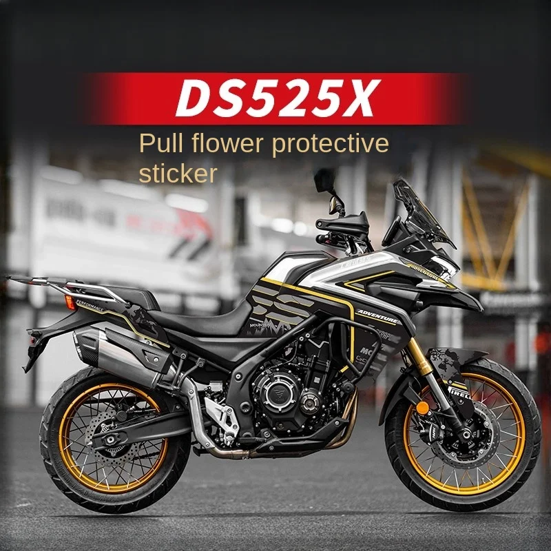 

For VOGE DS525X 525DSX DSX525 DS 525X Motorcycle Fairing Body Sticker Decorative Fuel Tank Pad Decals Kit Protector Accessories