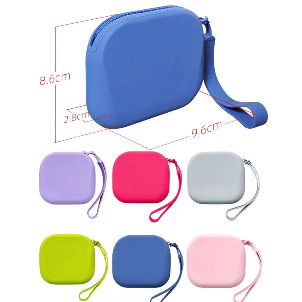 Sleek Silicone Waterproof Toiletry Bag with Wrist Strap