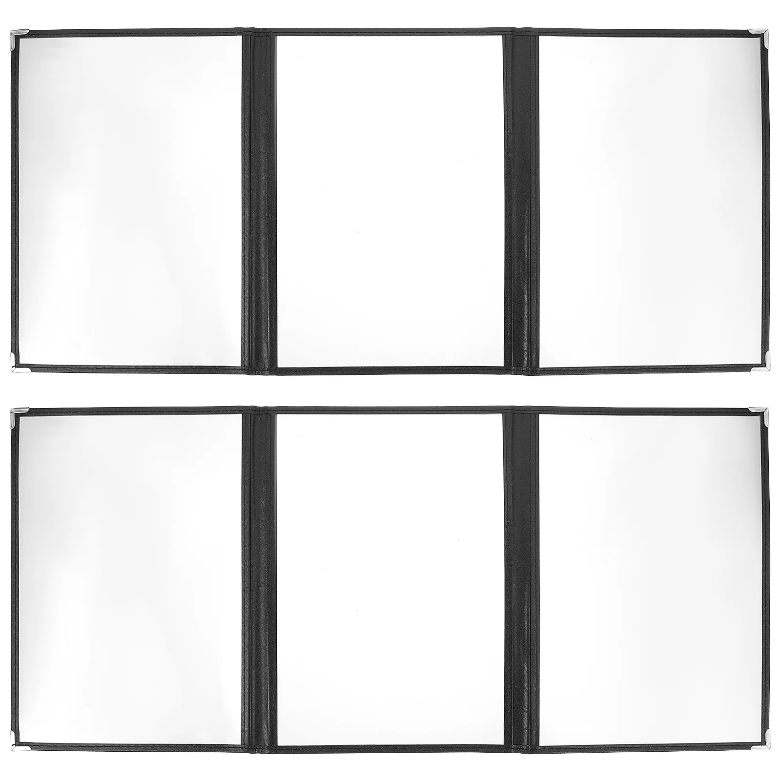 

2 Pcs Recipe Folder Beer Menu Holder Binder Formula Display Planner Cover Holders Restaurant Supply Pvc Handbook Sleeve