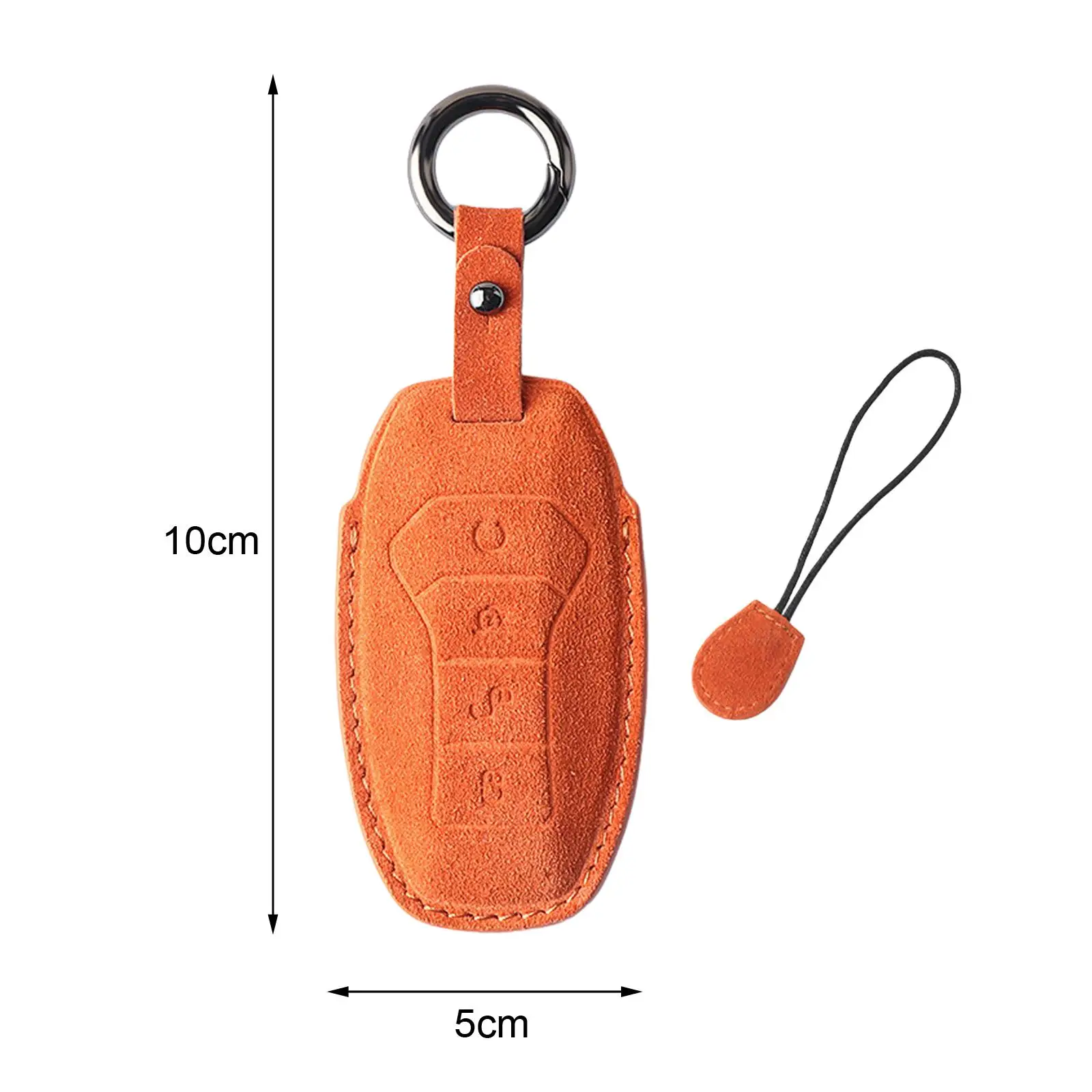 Car Key Fob Cover Suede Smart Key Protector Holder Key Fob Case for Dolphin Seal