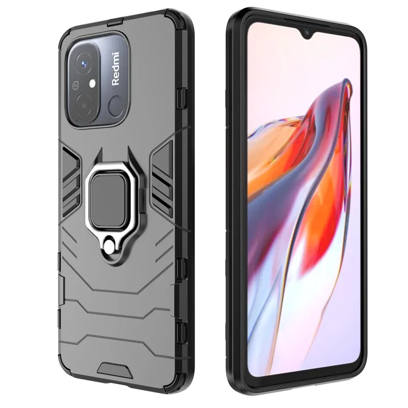 Per Xiaomi Redmi 12C Custodia Xiaomi Redmi 12C 10C 9C Cover Custodie Antiurto Silicone Armor Pc Tpu Cover Posteriore Del Telefono Xiaomi Redmi 12C