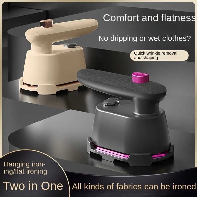 1pc Portable Mini Steam Iron Handheld Foldable Rotating Ironing Machine Remove Wrinkles And Iron On Clothes Machine Suitabl