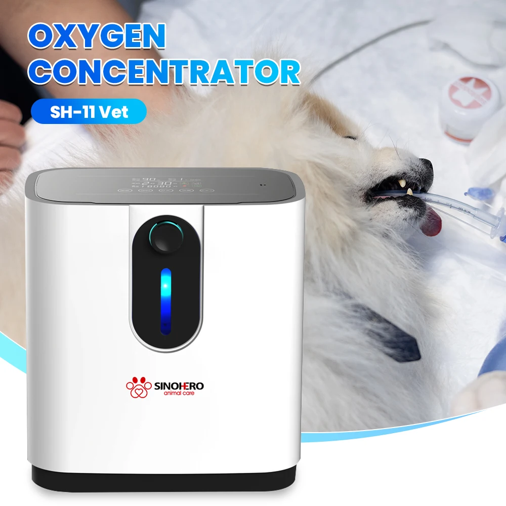 SH-11 Vet Household Veterinary Oxygen Concentrator with 15-Advanced Digital Technology