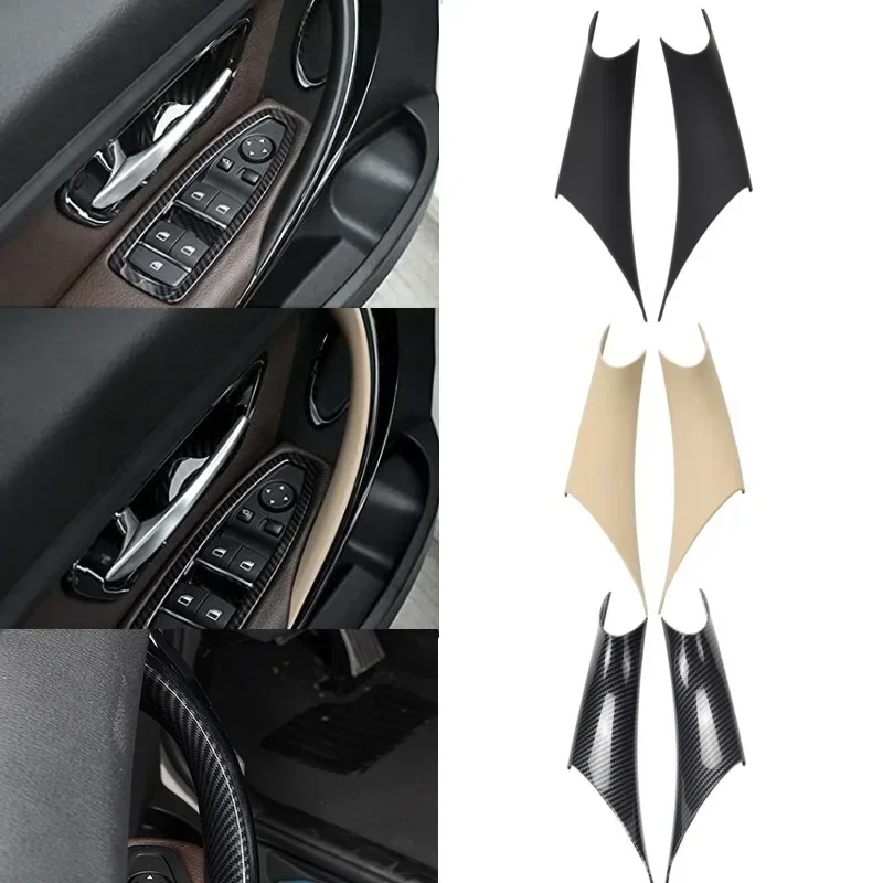 1 쌍의 자동차 내부 도어 핸들 커버 BMW 3/4 시리즈 F30 F35 320i 320Li 328i 328Li 335i 335Li 2012-2018
