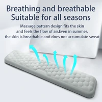 Keyboard mouse wrist rest ergonomic office typing protect relax wrist memory foam mouse pad computer notebook mouse pad 2
