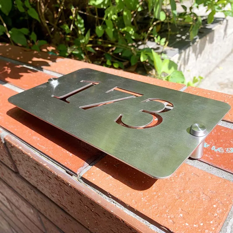 Plaque numéro de maison personnalisée originale - Coccinelle