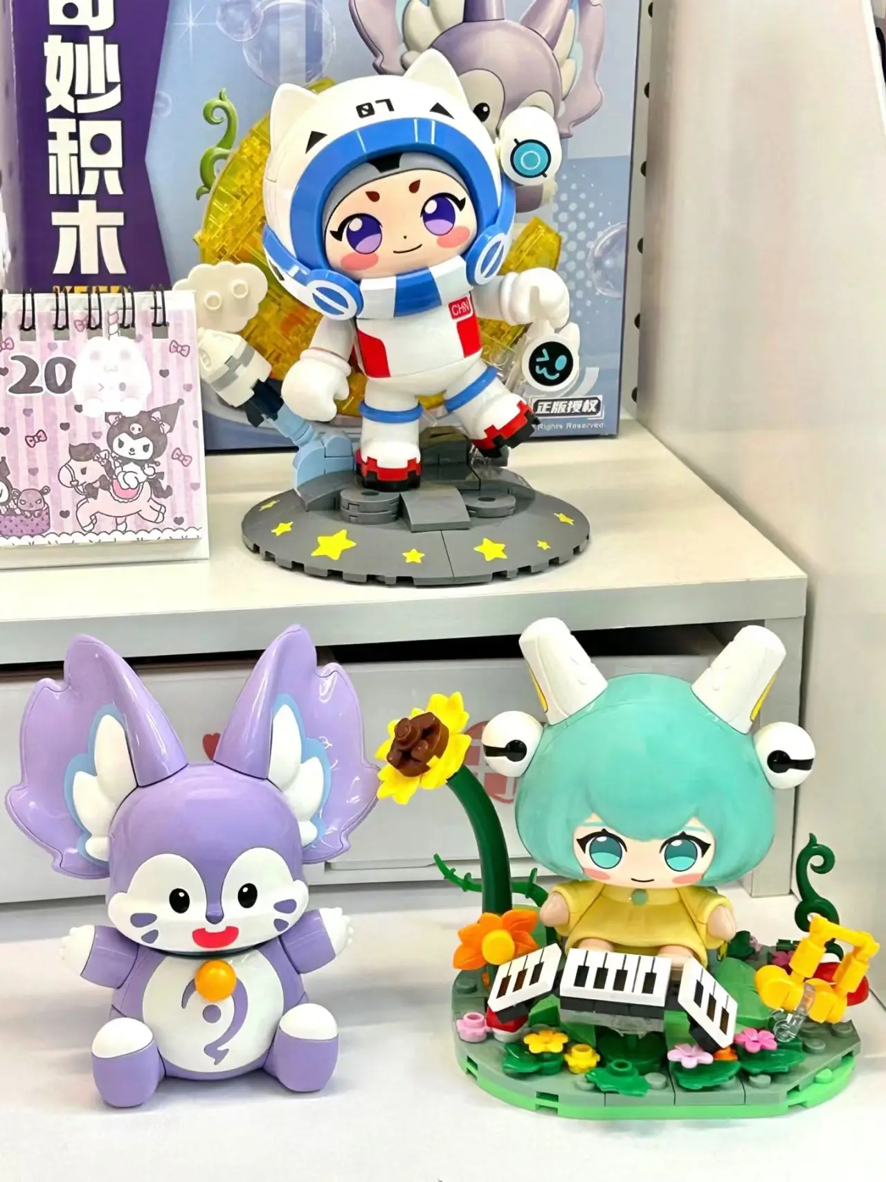 Nuovo Gioco Honor Of Kings Building Blocks Mattoni Cute Luban Cai Wenji Mengqi Toy Splicing Model Ornaments Regalo Di Compleanno