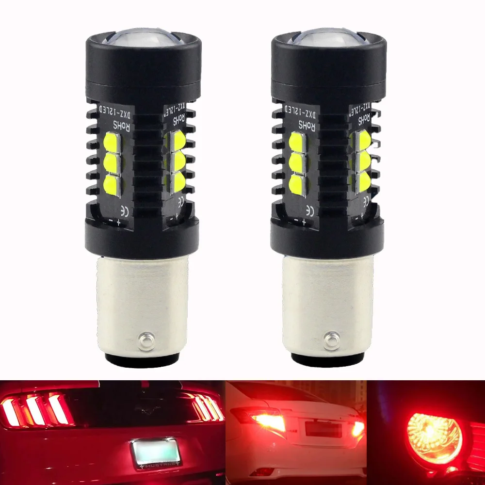 2pcs 1156 12PCS Signal Brake Light LEDS Bulbs Backup Reverse Light Daytime Running Lights Tail