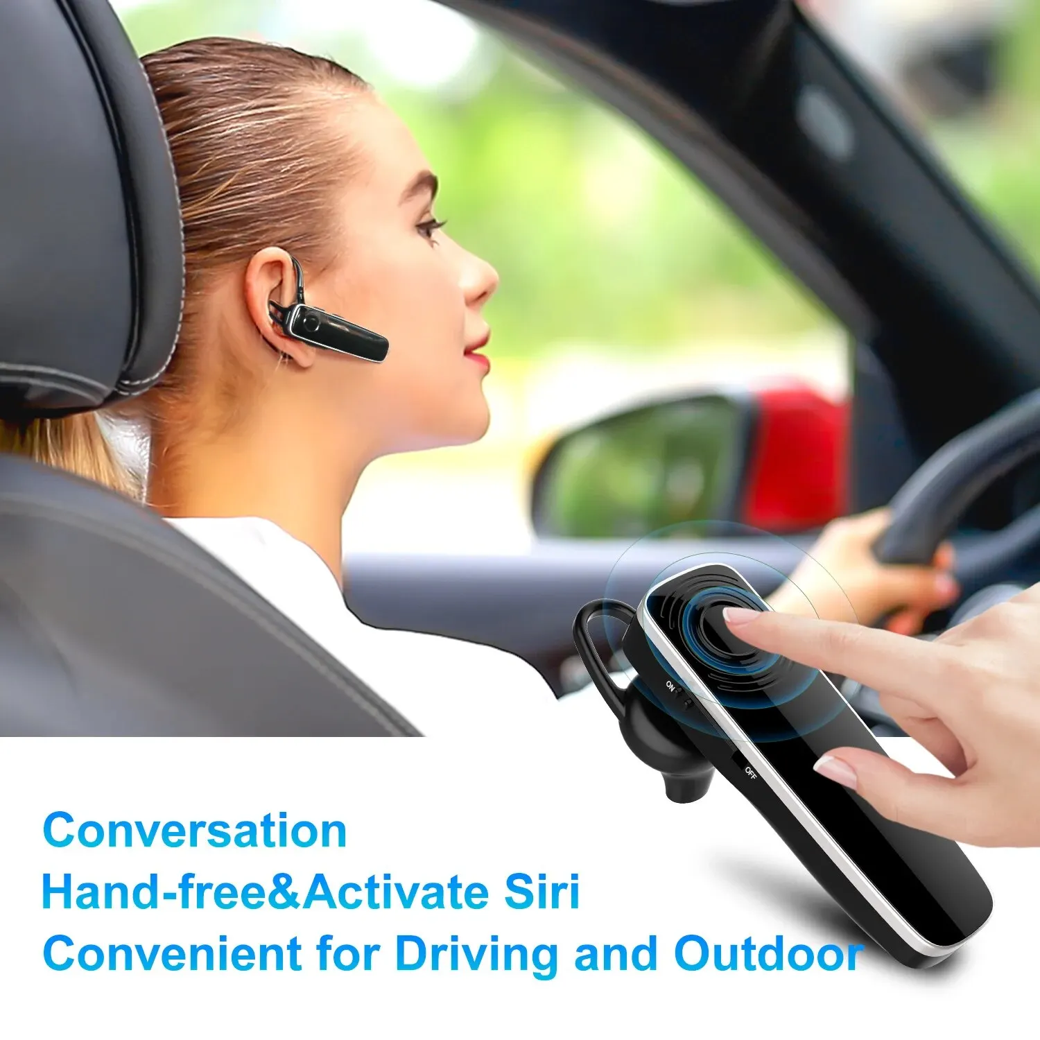 New Bee NB12 Wireless Headset Bluetooth 5.3 Earbuds Earphones With MEMS Micro Ear Hook Handsfree for Driving Business Headphones 2