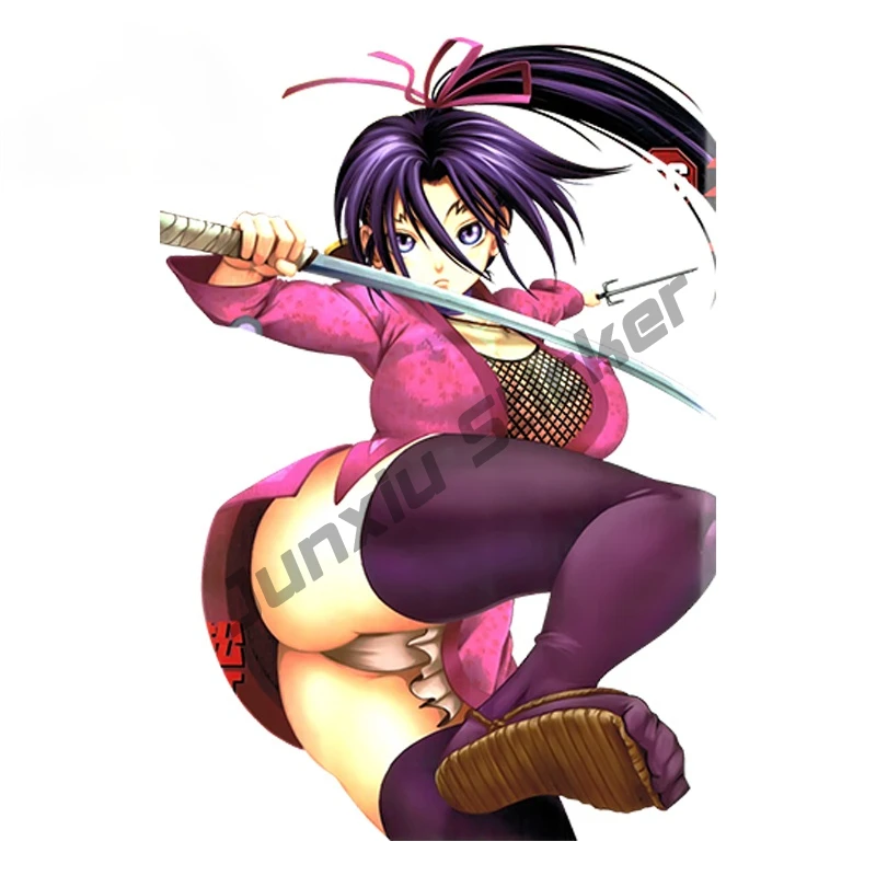 

Наклейки для автомобиля Shijou Saikyou no Deshi Kenichi - Kousaka Shigure, аксессуары для украшения, PVC13x9cm