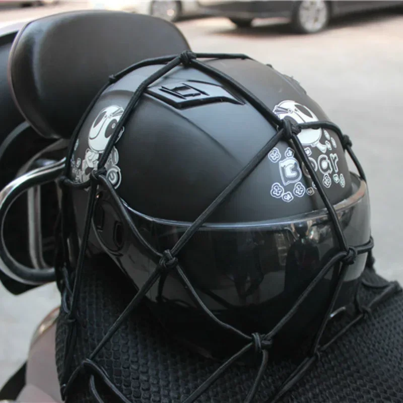 Motorcycle Luggage Net Bike 6 Hooks Hold down Fuel Tank Luggage Mesh Web Bungee Black Motorcycle Bike 6 Hooks Tank Car styling motorcycle cargo net,motorcycle bungee net,motorcycle luggage net