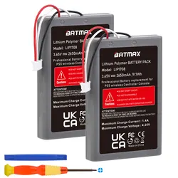 High-Capacity PS5 Controller Replacement Battery - 2650mAh for Extended Gaming Sessions (2Battery)