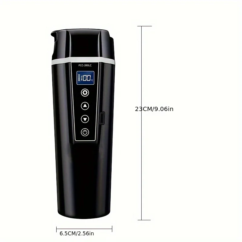 كوب تسخين السيارة الذكي 12/24 فولت