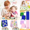 Storytelling Felt Board Montessori Didactic Material DIY Story Creative Activities Animal Cognition Kindergarten Education Tool 1