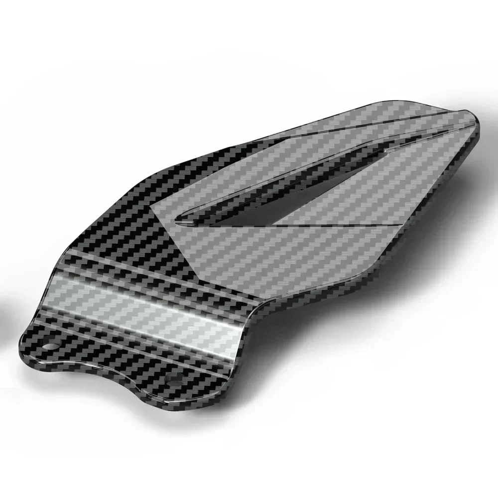 For Yamaha R6 2006- Motorcycle Foot Pedal Heel Guard Plates Decoration Carbon-look