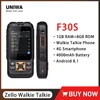 UNIWA F30S Dual Version 4G POC Walkie Talkie Zello Rugged Smartphone   Android 8.1 Mobile Phone 2.8Inch 1GB+8GB 13MP 4000mAh NFC 1