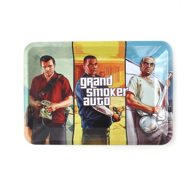 Metal Tinplate Plate Accessories, Cartoon Rolling Tray Kit