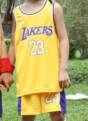 Children's jersey size 23 basketball collar O for both small and medium-sized men and women