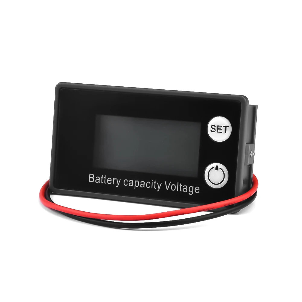 6133A Battery Capacity Indicator DC 8V-100V Battery Voltmeter Lead Acid Lithium LiFePO4 Car Motorcycle Voltmeter Voltage Gauge 4