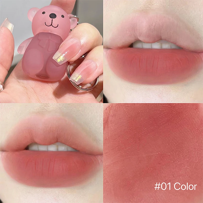 thumbnail image 1 of Art Value Bear Velvet Lip Clay with White Silky Lip Glaze Lipstick, 1 of 4