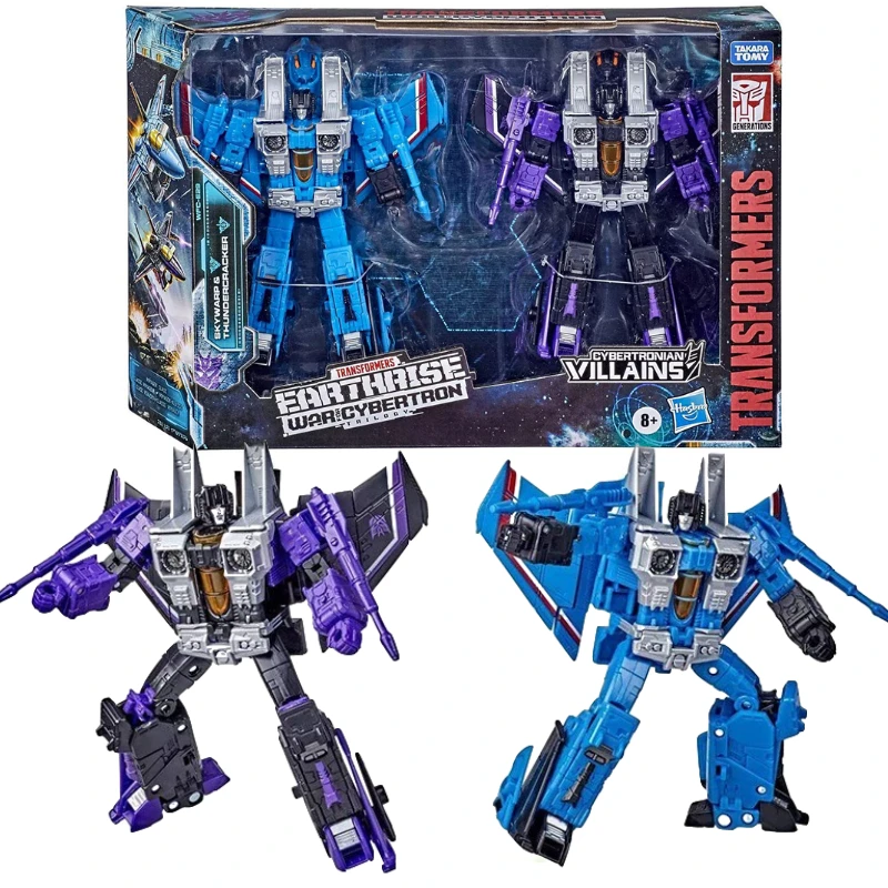 

Hasbro Transformers Generations War for Cybertron: Earthrise Voyager WFC-E29 Seeker 2-Pack Robot Action Figures Toys
