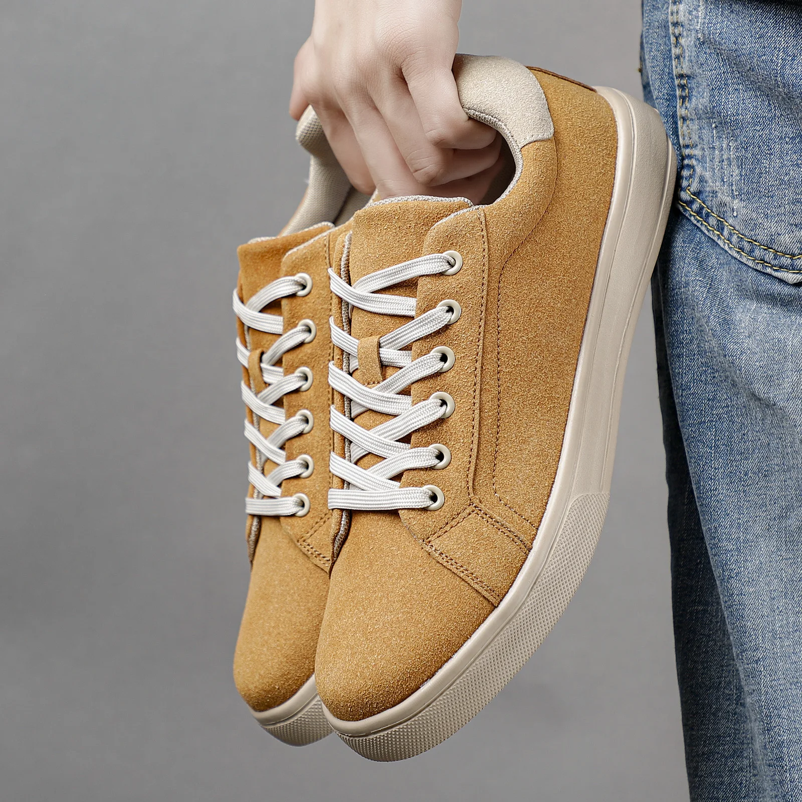 Description Picture 2 of itemMen Shoes Men's Skateboarding Shoes Classics Sneakers For Men Black Shoes Comfortable Footwear For Male