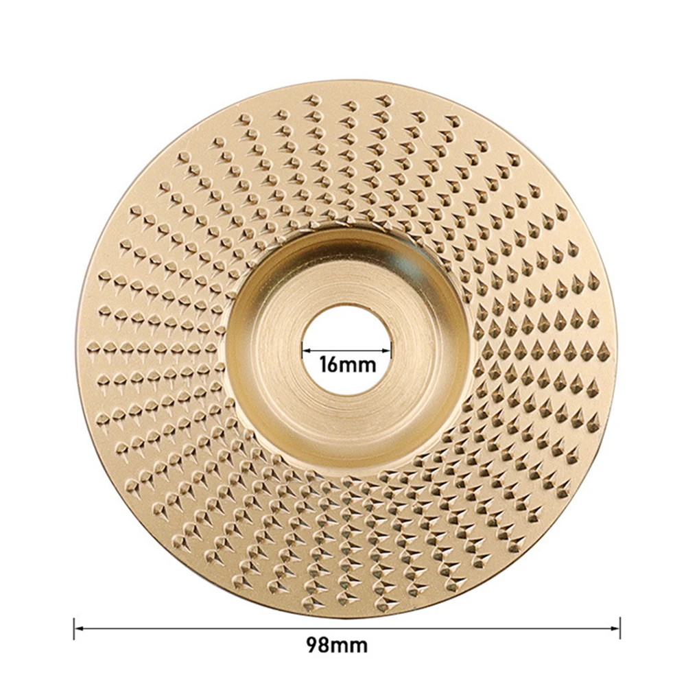 98 mm Angle Grinding Wheel Curved Polishing Disc Angle Grinder Shaped Spike Plate Tea Tray For Wood Trimming