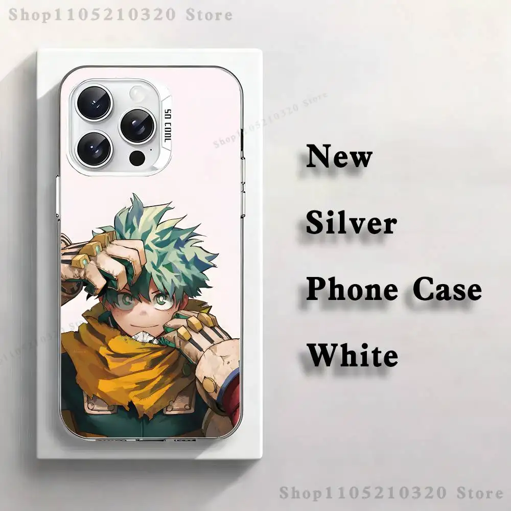 Premium White Matte IMD My H-Hero Academia D-Deku Phone Case