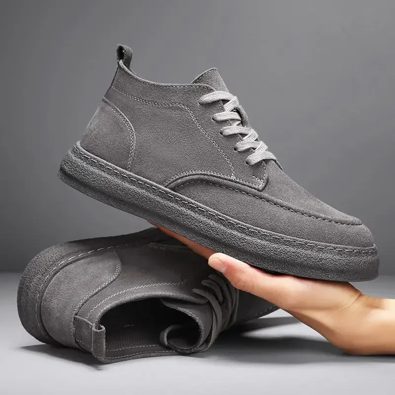 

Мужские осенние черные ботинки Dr. Men 2023 в британском стиле, мотоциклетные рабочие ботинки, спортивные повседневные кожаные ботинки из мягкой кожи