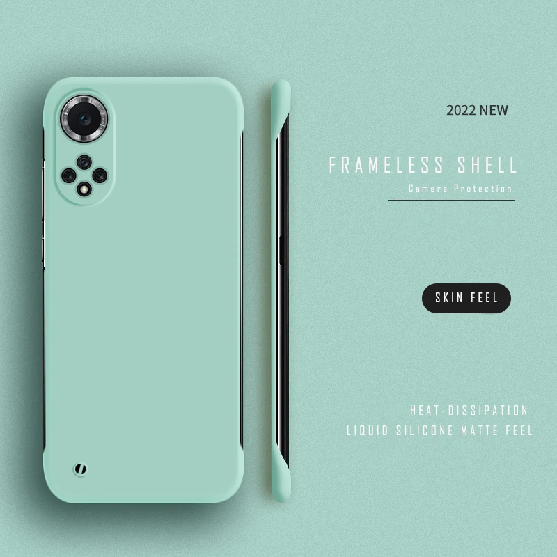 Ultra Slim Frameless Matte Gradient Hard Phone Cover