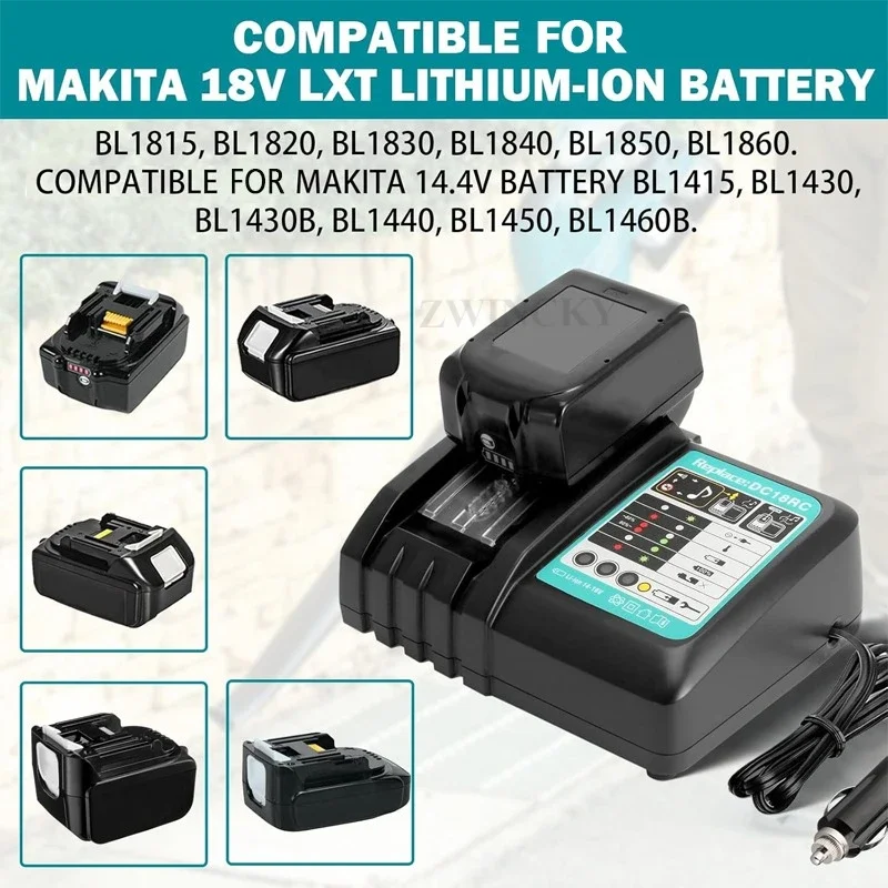 BL1860 / BL1830 Rapid Charger For Makita 18V Li-Ion Batteries – Fast Charging, 5-Year Warranty