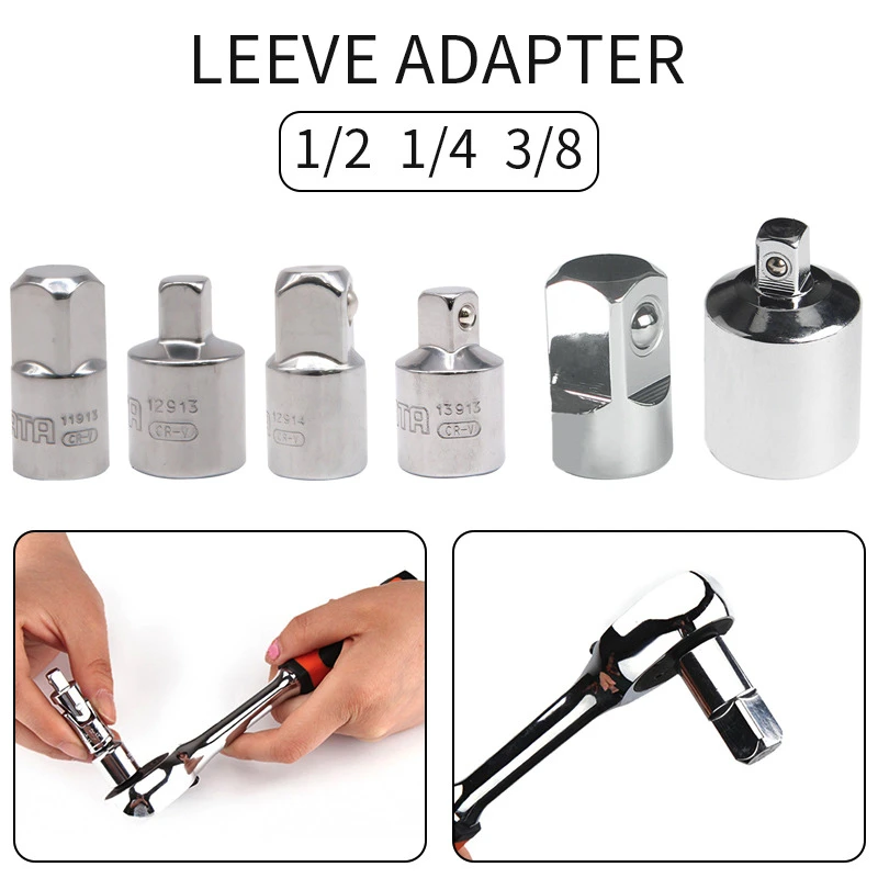 1 4 3 8 1 2 Ratchet Head Adapter Ratchet Wrench Adapter Drive Socket Converter Adapter Ratchet Tool For Car Bicycle Repairing Sockets Aliexpress