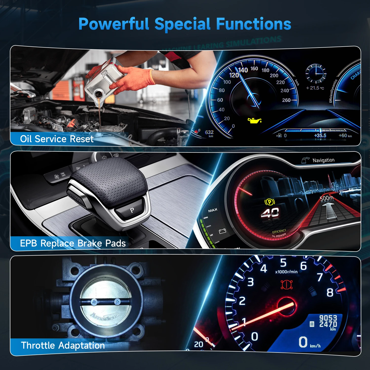 Autophix V007 OBD2 Professional Car Scanner Car All System