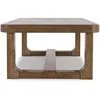 Cabalynn Traditional Farmhouse Coffee Table, Brown 5