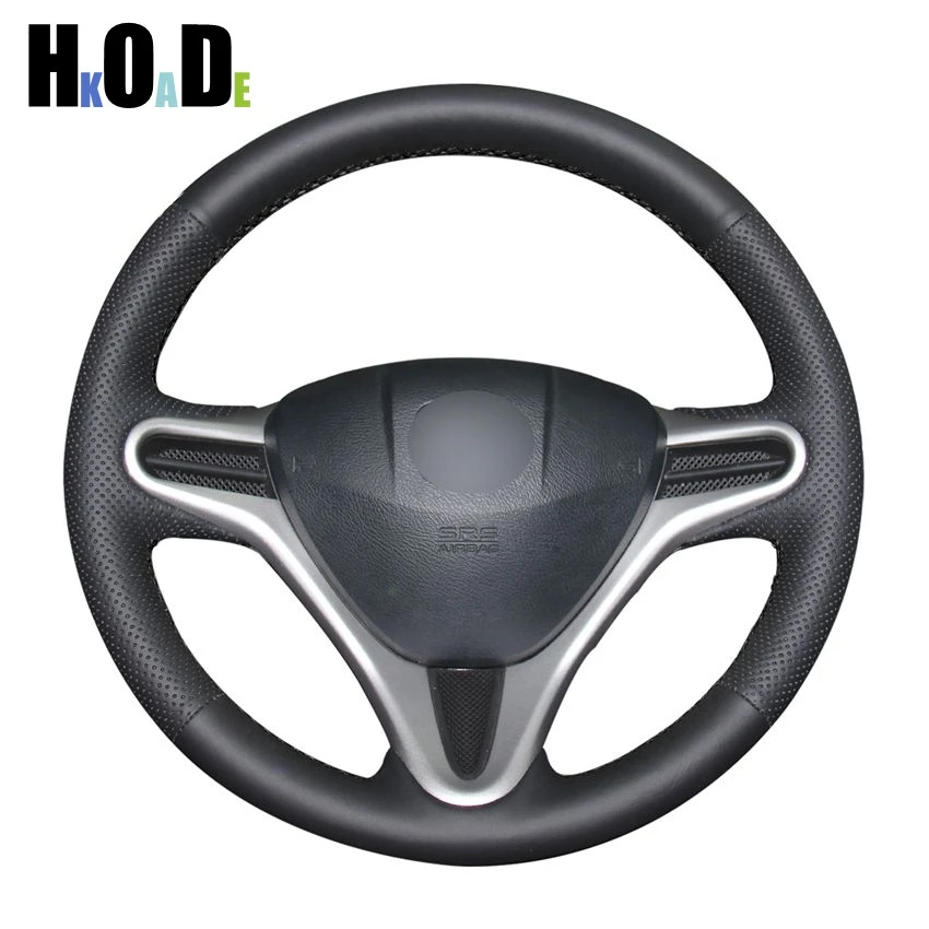 

Car Steering Wheel Cover For Honda Fit 2009-2013 City 2009 2010 2011 2012 2013 Jazz 2009 2010 2011 2012 2013 Insight 2010