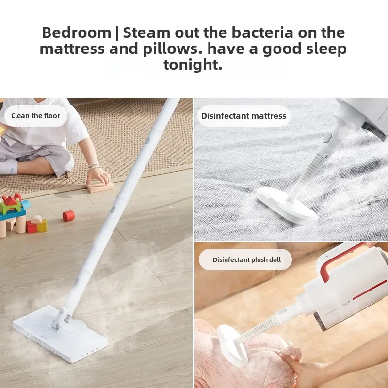 Deerma High Temperature Vacuum Cleaner ZQ610 Steam Multifunctional Household Vacuum Cleaner 5 Brushhead Floor Cleaning Machine 2