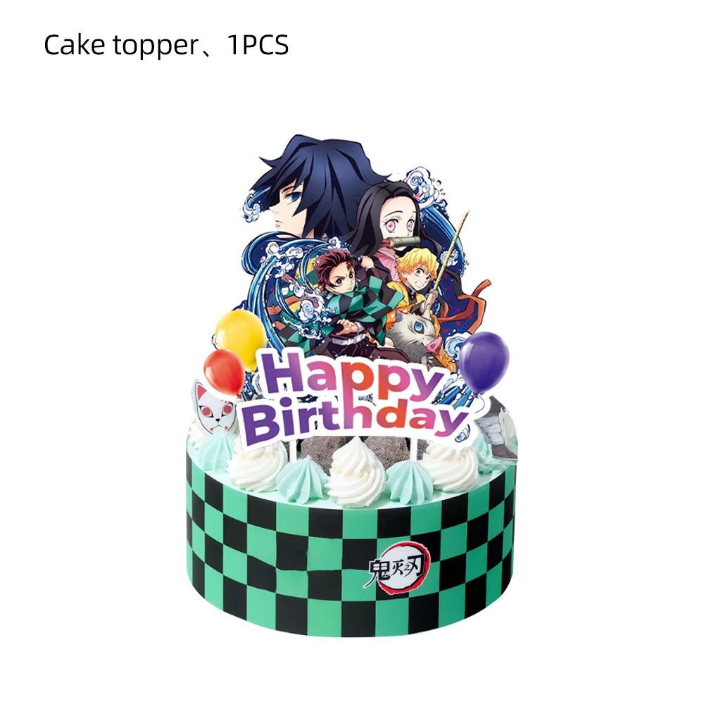 Demon Slayer Kimetsu No Yaiba Birthday Party Cutlery Plate Cup Napkin Balloon Anime Baby Shower Decoration Set Supplies Demon Slayer Kimetsu No Yaiba Birthday Party Cutlery Plate Cup Napkin Balloon Anime Baby Shower Decoration Set Supplies