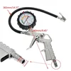 220PSI Car Motorcycle Multifunctional Tire Air Pressure Monitoring Gauge Tester Air Compressor Dial Meter Inflator Pump Tools 6