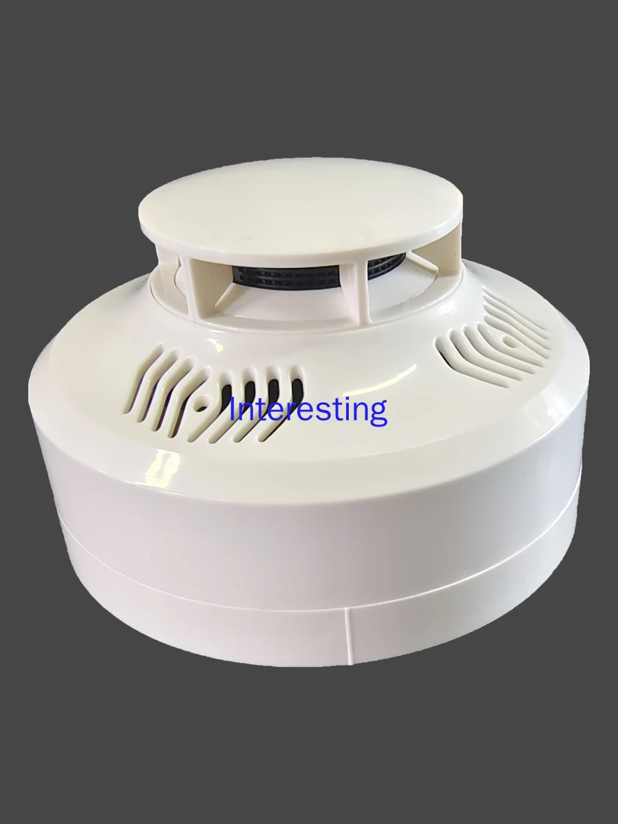 Sensor de Fumo com Fio do Sinal de Contato Seco do Alarme de Fumo da Rede Normalmente no Sensor de Fumo da Quantidade do Interruptor 220v